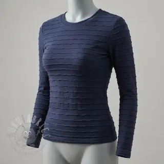 Tricot RUFFLES navy