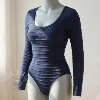 Tricot RUFFLES navy