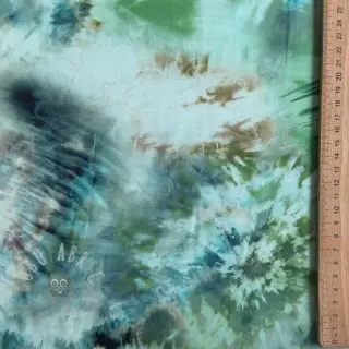 Viscose TWILL Messy TIE DYE design A