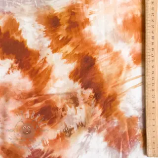 Viscose TWILL Messy TIE DYE design B