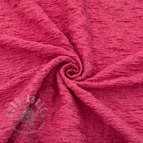 Katoenen stof SMOGGED EMBROIDERY pink
