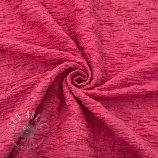 Katoenen stof SMOGGED EMBROIDERY pink