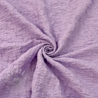 Katoenen stof SMOGGED EMBROIDERY purple