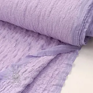 Katoenen stof SMOGGED EMBROIDERY purple