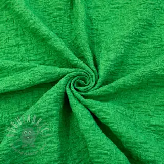 Katoenen stof SMOGGED EMBROIDERY green