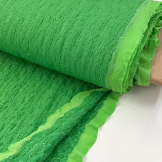 Bavlnená látka SMOGGED EMBROIDERY green