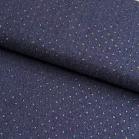 JEANS DENIM 3,8 OZ Drops Metallic dark blue
