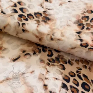 Viscose TWILL Structured Panther design A
