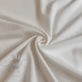 Viscose met linnen WASHED off white