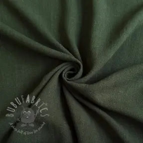 Viscose met linnen WASHED army green