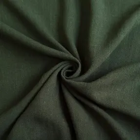Viskóza s ľanom WASHED army green