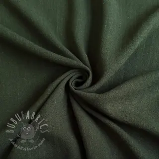 Viscose met linnen WASHED army green