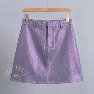JEANS DENIM 8,5 OZ STRETCH WASHED metallic purple