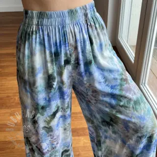 Viscose TWILL Messy TIE DYE design C