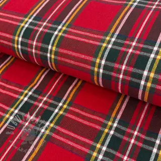Decoratiestof Ecossais rouge vert