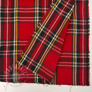 Decoratiestof Ecossais rouge vert