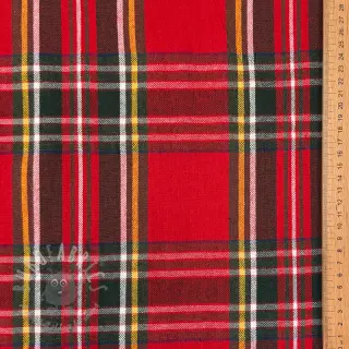 Decoratiestof Ecossais rouge vert