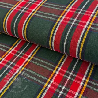 Decoratiestof Ecossais vert rouge