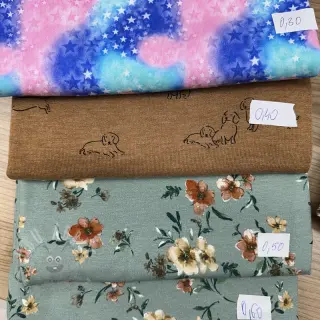 Stoffenpakket geruwde sweaterstof 224