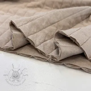 Tricot QUILT Stripe sand