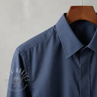 Katoenen popeline 0151 navy