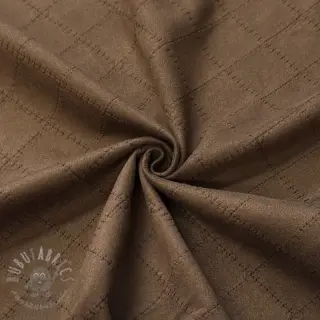 Suedestof SCUBA Diamond chocolate brown