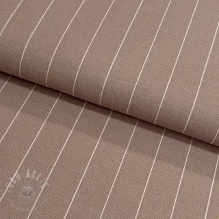 Decoratiestof premium Perfect thin lines taupe