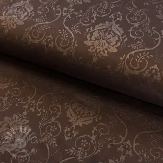 Suedestof SCUBA Embossed dark brown
