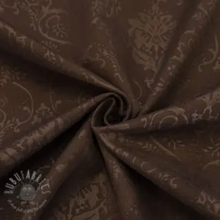 Suedestof SCUBA Embossed dark brown