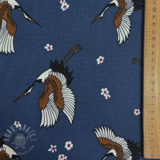 Decoratiestof premium Crane blossom sky