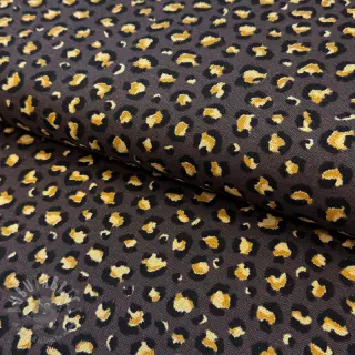 Decoratiestof premium Leopard animal small dark brown