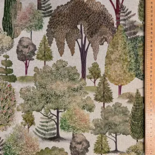 Decoratiestof Linenlook Wandering tree wood digital print