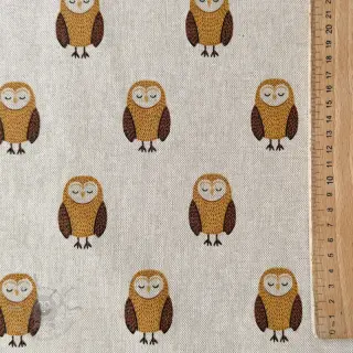 Decoratiestof Linenlook Night owl nap