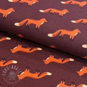 Decoratiestof premium Fox parade mauve