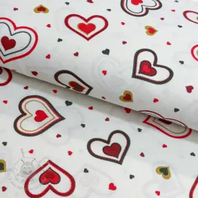 Decoratiestof premium Sweet heart joy