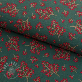 Decoratiestof premium Winter berry bloom