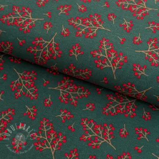 Decoratiestof premium Winter berry bloom