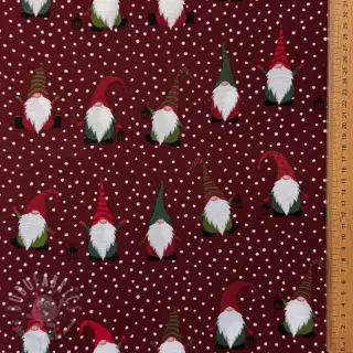 Decoratiestof premium Jolly tomte wine