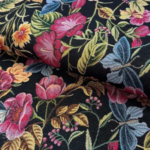 Decoratiestof GOBELIN premium Vintage flower garden