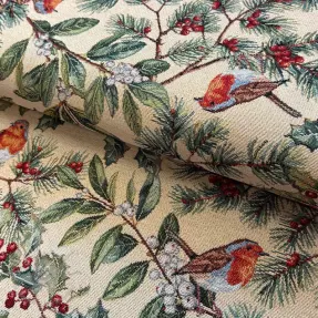 Decoratiestof GOBELIN premium Robin winter charm