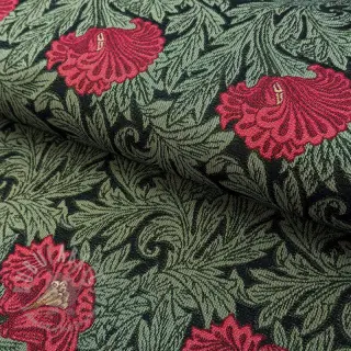 Decoratiestof GOBELIN premium Poppy art craft black