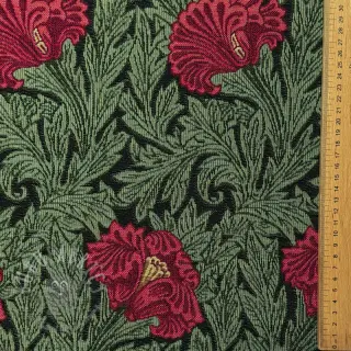 Decoratiestof GOBELIN premium Poppy art craft black