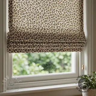 Decoratiestof Linenlook Leopard animal small