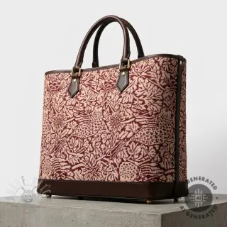 Decoratiestof GOBELIN premium Anemone art craft wine