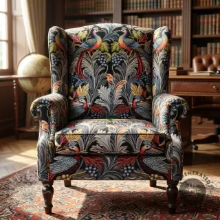 Decoratiestof GOBELIN premium Leafy paradise bird