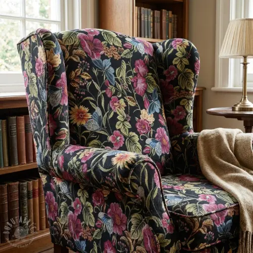 Decoratiestof GOBELIN premium Vintage flower garden