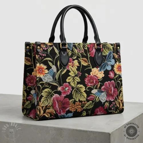 Decoratiestof GOBELIN premium Vintage flower garden