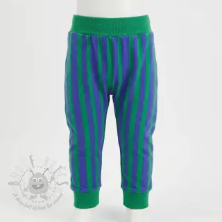 Sweaterstof Stripes by JENNIFER BOURON blue green ORGANIC
