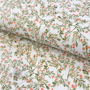 Tricot Branch white digital print