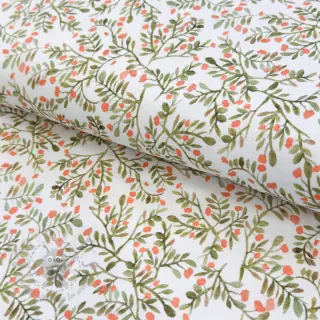 Tricot Branch white digital print